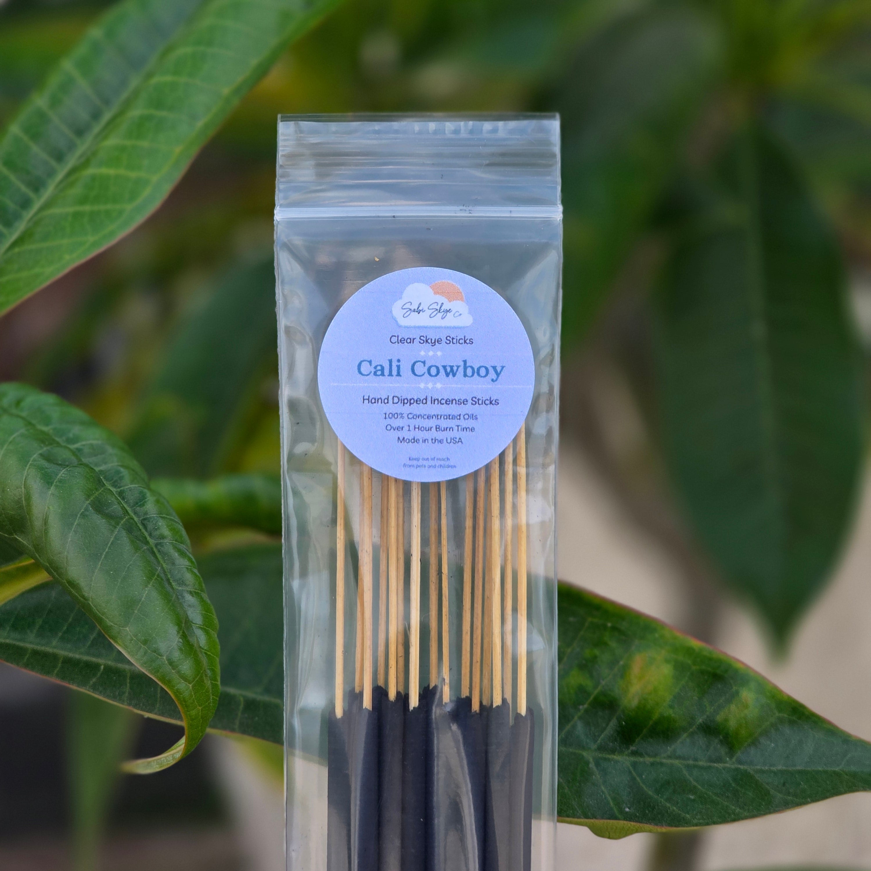 Cali Cowboy Clear Skye Sticks | Hand Dipped Incense Sticks